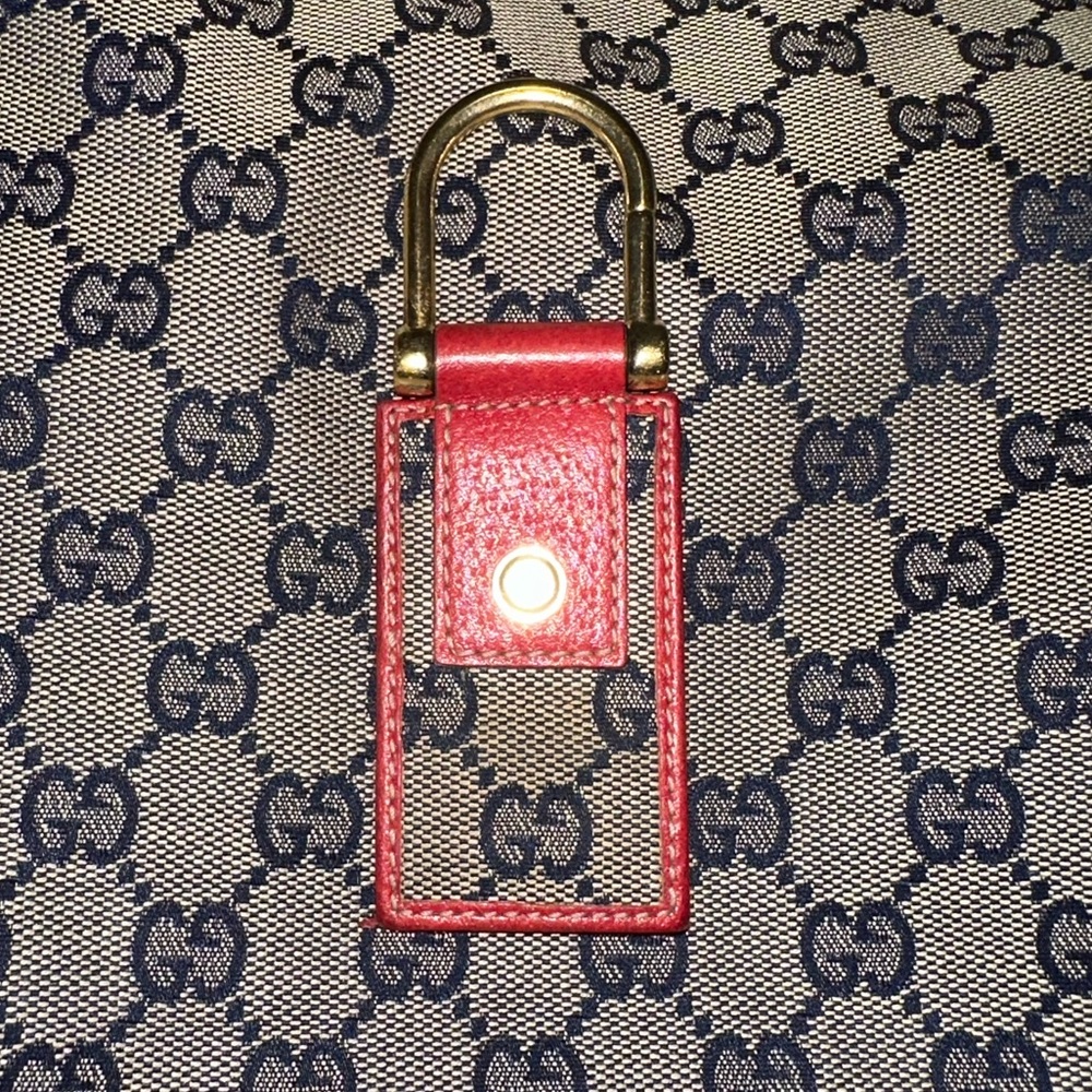Gucci Vintage D-Ring Keychain / Bag Charm